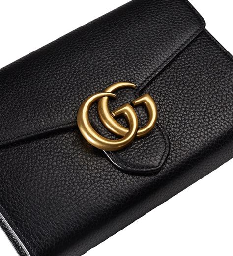 gucci marmont on chain|Gucci wallet on chain review.